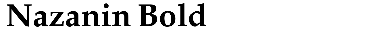 Nazanin Bold
